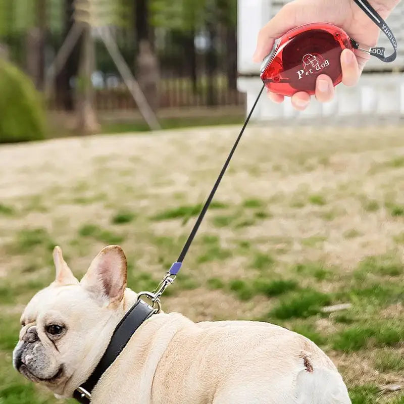 Retractable Dog Leash 8.2FT Long Leash Dog Training Tangles-Free Retractable Anti-Chewing Walking Leash With Anti-Slip Handle