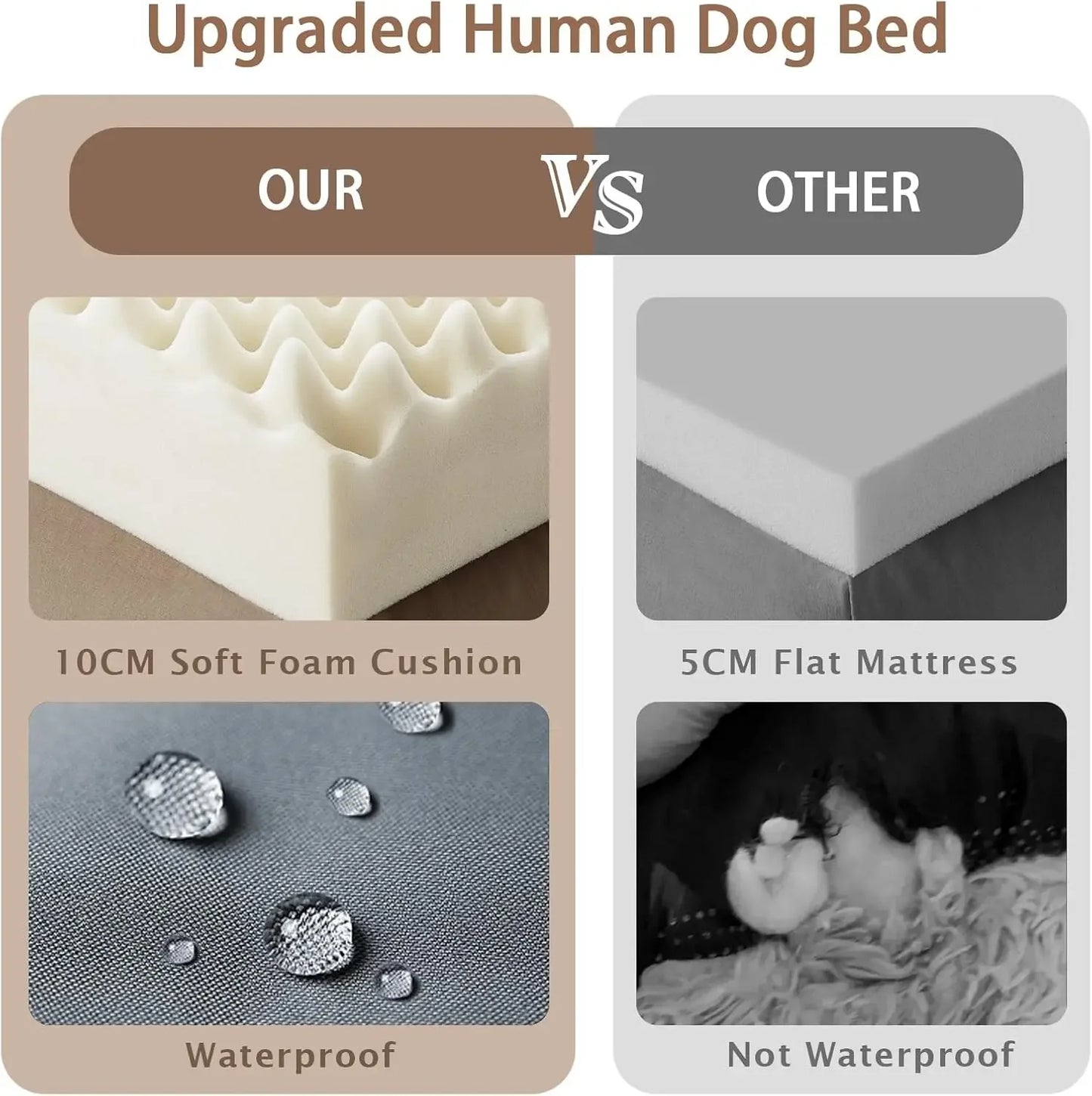 Human Dog Bed,71''x45''x12''Size