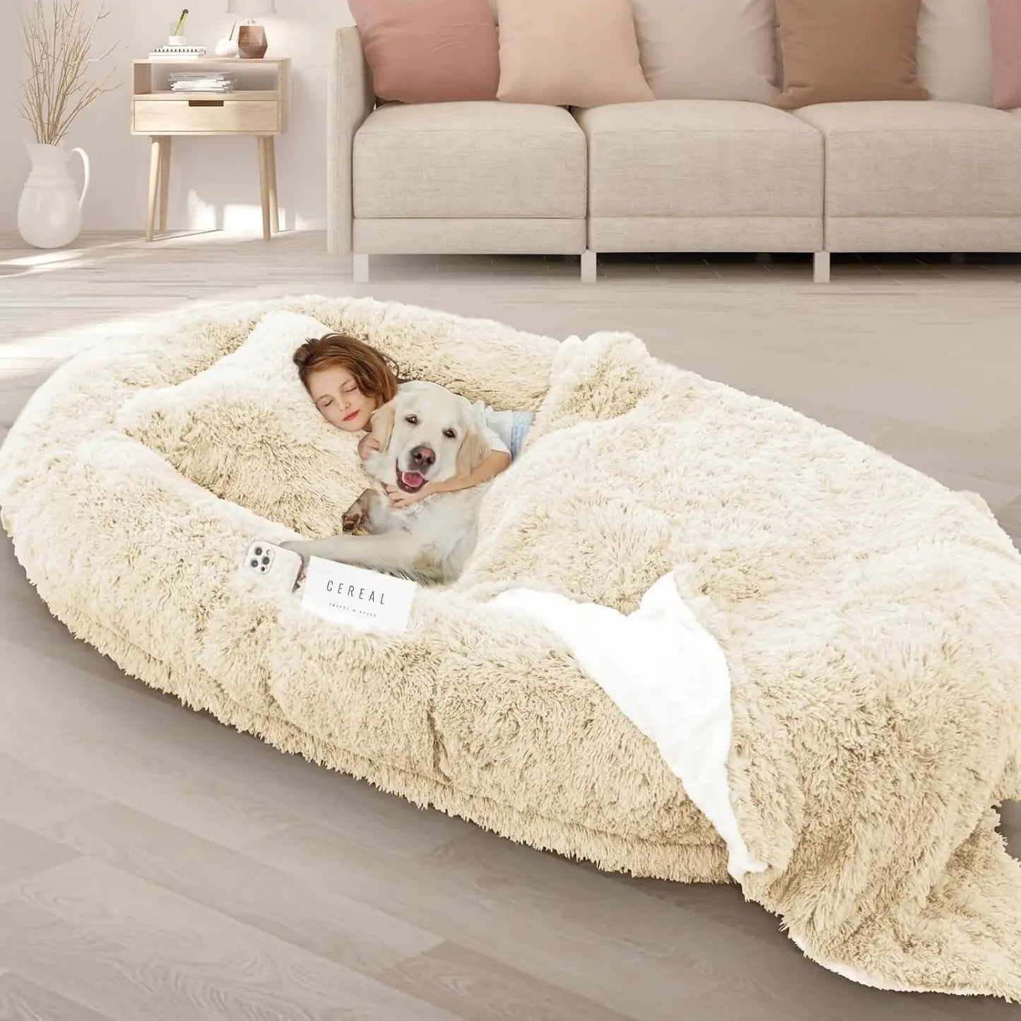 Human Dog Bed,71''x45''x12''Size
