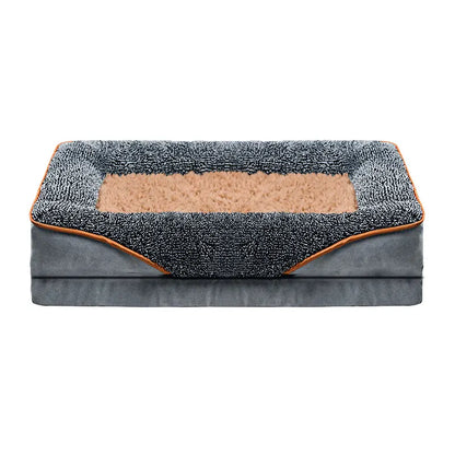 An oversized dog bed removable washable