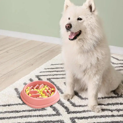 Slow Feeder Dog Bowls Dog Slow Eating Dish