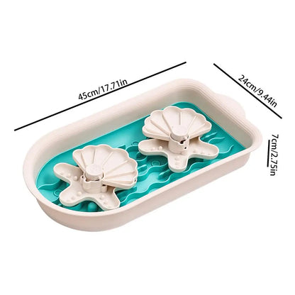 Slow Feeder Dog Bowl Double Bowl Design