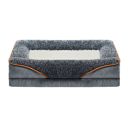 An oversized dog bed removable washable