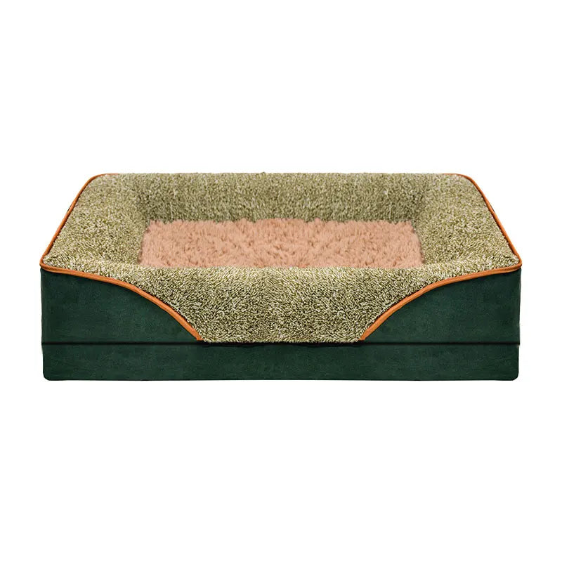 An oversized dog bed removable washable