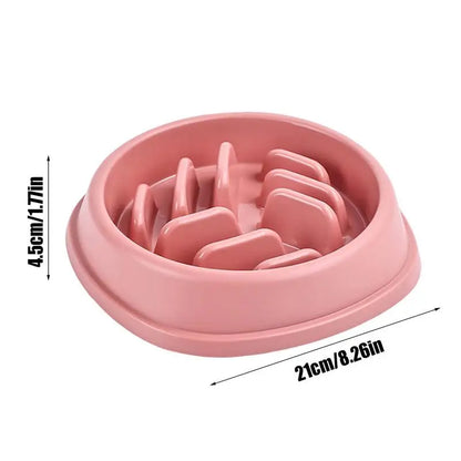 Slow Feeder Dog Bowls Dog Slow Eating Dish