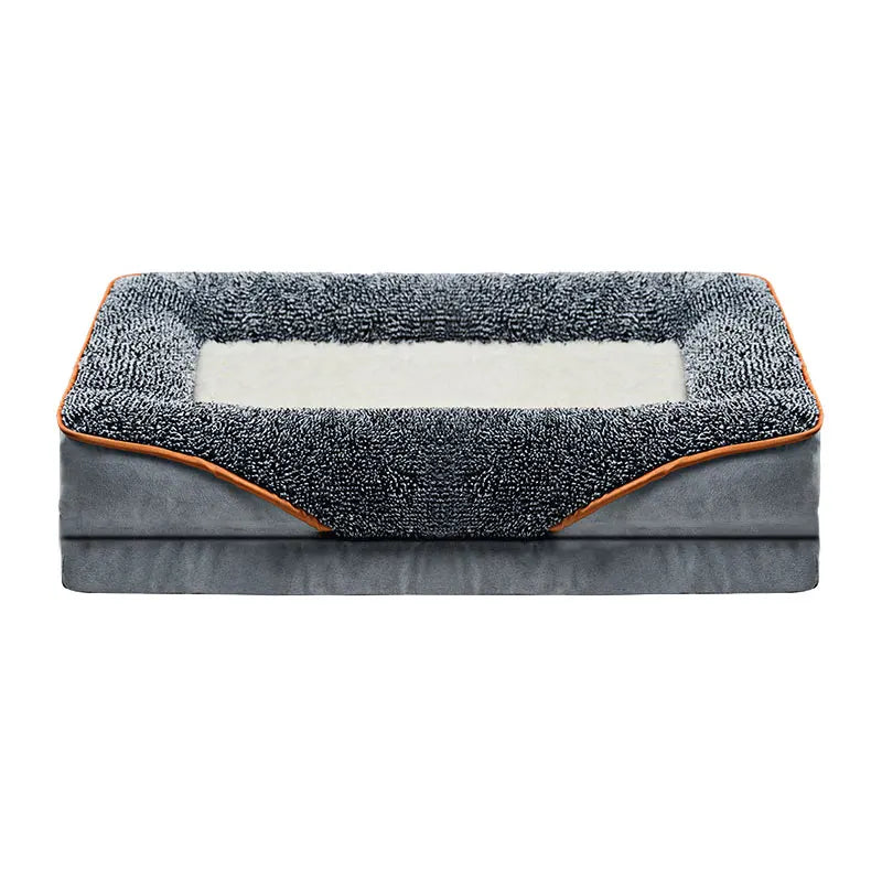 An oversized dog bed removable washable