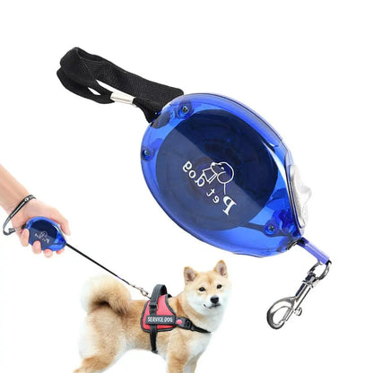 Retractable Dog Leash 8.2FT Long Leash Dog Training Tangles-Free Retractable Anti-Chewing Walking Leash With Anti-Slip Handle
