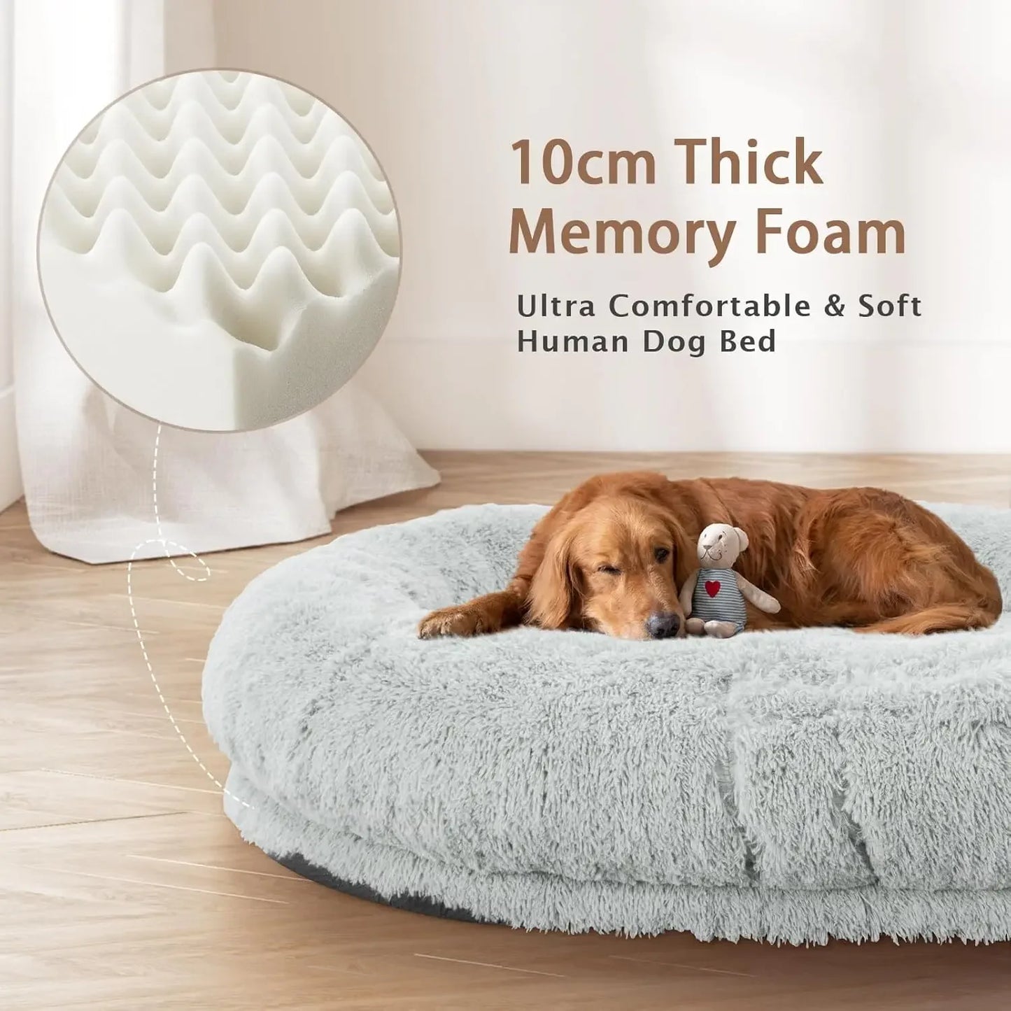 Human Dog Bed,71''x45''x12''Size