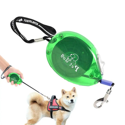 Retractable Dog Leash 8.2FT Long Leash Dog Training Tangles-Free Retractable Anti-Chewing Walking Leash With Anti-Slip Handle